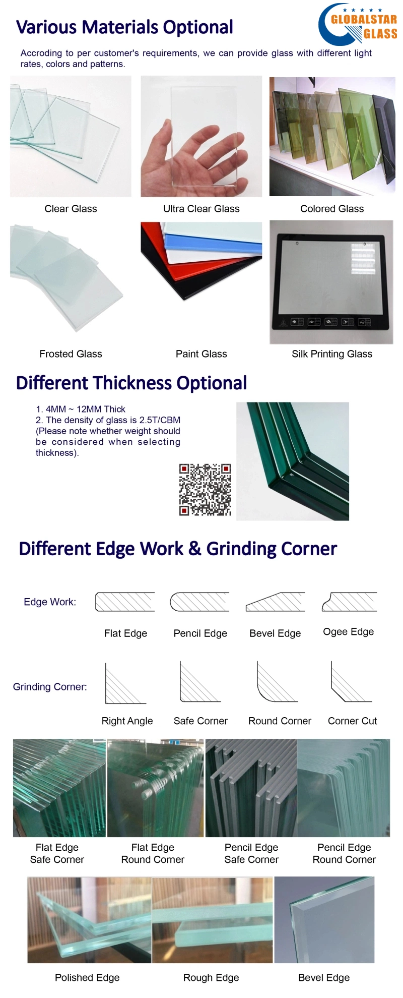 3-19mm Tempered Glass Door/ Shower Room Glass with CNC Cutting & Polished Glass for Swimming Pool Fence Glass/ Glass Table Top